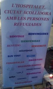 Concentració per les persones refugiades, dilluns 27 de febrer