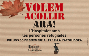 Concentració Per la defensa dels Drets de les Persones Refugiades.